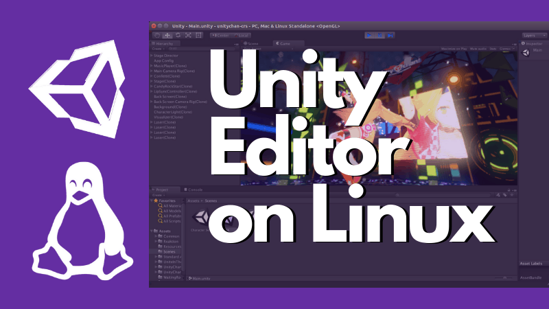 unity editor on linux