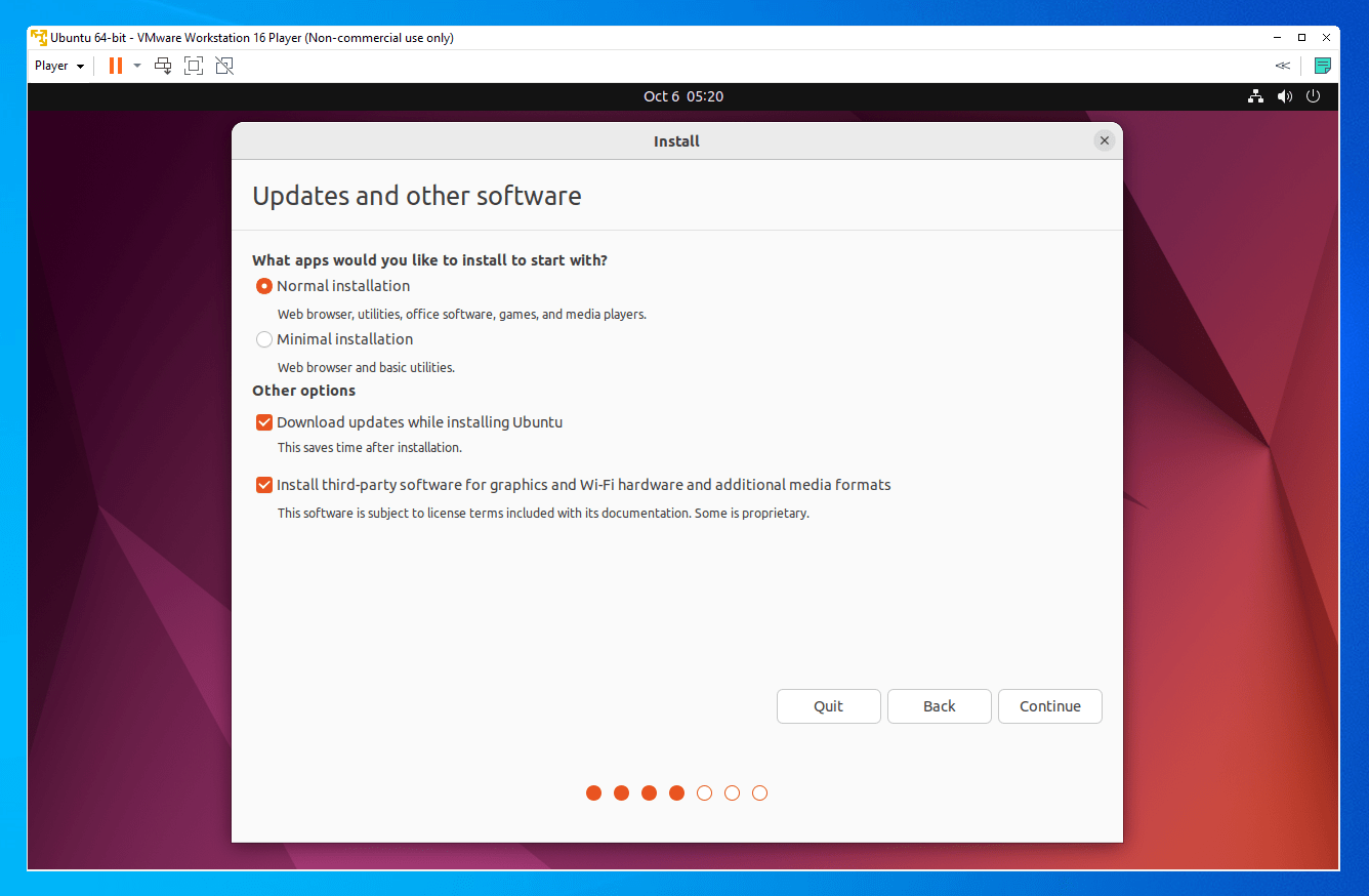 updates and other software preferences