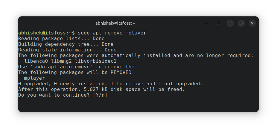 apt uninstall package ubuntu