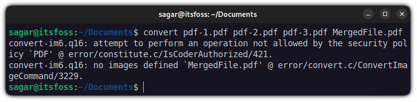 convert im6.q16: attempt to perform an operation not allowed by the security policy `pdf' @ error constitute.c iscoderauthorized 421.