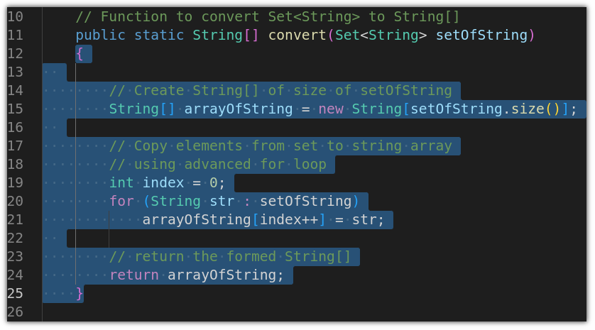 visual code comment multiple lines