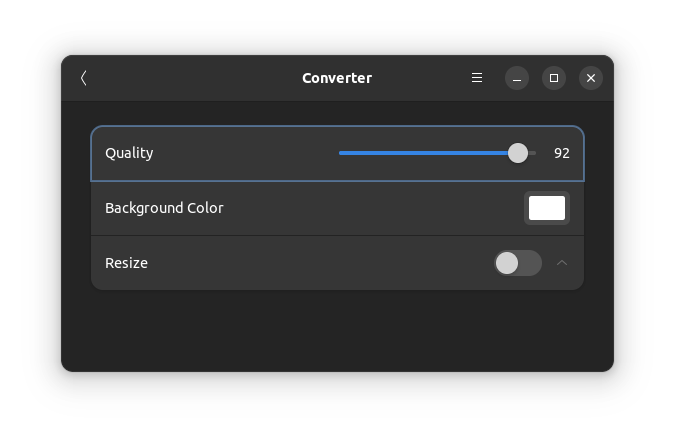 customize converter